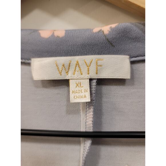 WAYF Remember Me Twist Detail Long Sleeve Cutout Midi Dress In Silver - Picture 5 of 9